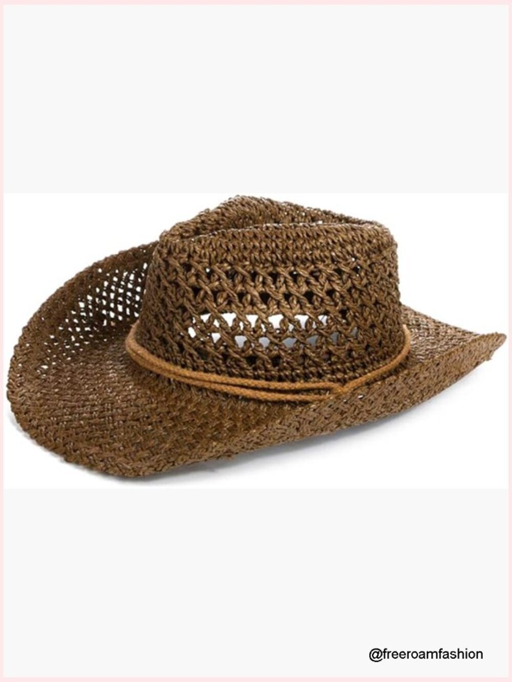 Floppy Sun Hat UPF 50+ Wide Brim Beach Cowboy Travel Hat Adjustable Packable